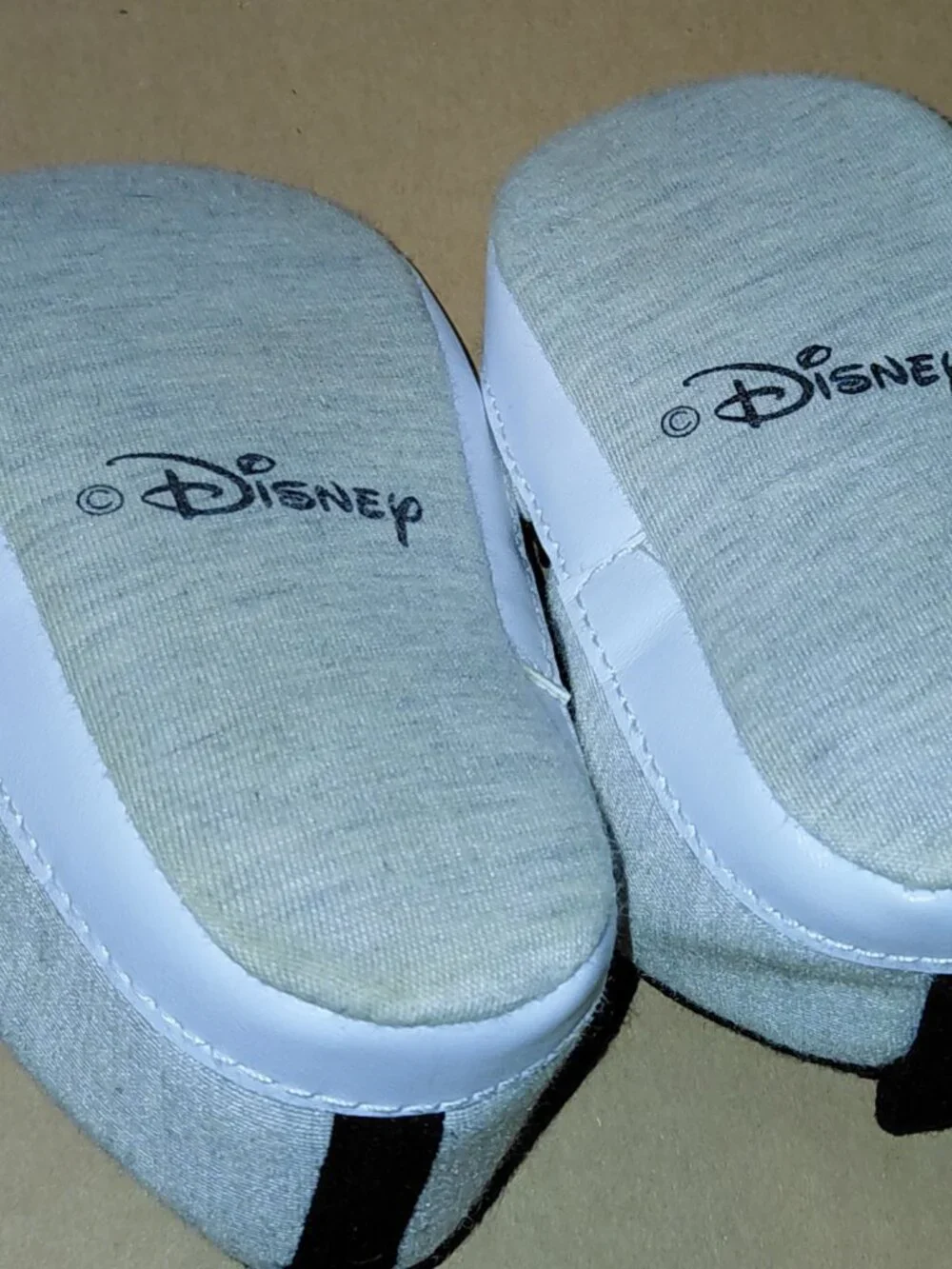Disney Mickey Mouse Black Infant Prewalker Soft Sole Slip-on Shoes
